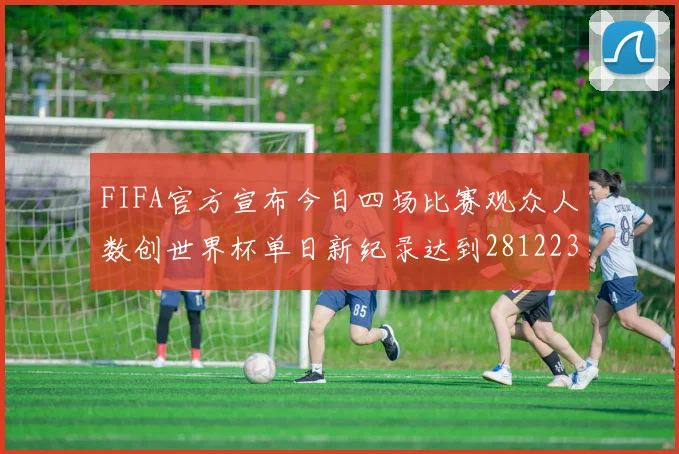 FIFA官方宣布今日四场比赛观众人数创世界杯单日新纪录达到281223人